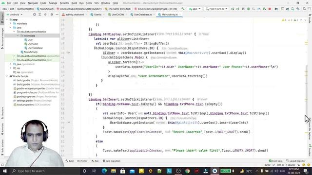 Delete Data from SQLite using ROOM API in Android Studio using Kotlin | Dr Vipin Classes смотреть онлайн