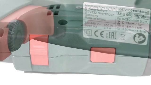 Дрель ударная Metabo SBE 650 Impuls смотреть онлайн