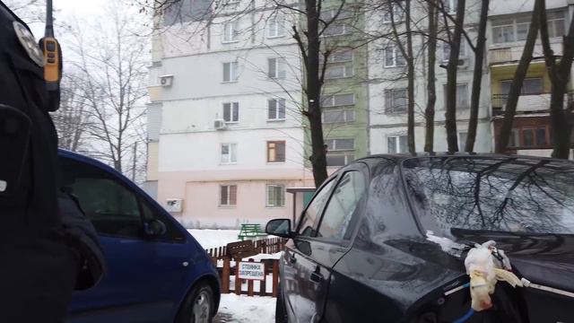 ПЕРВОЕ января! Остановка "нюх-нюх". Царапина на авто и это есть причина! смотреть онлайн