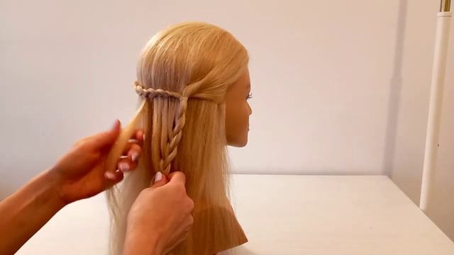 Прическа 2021/ Летняя прическа для девочек/ Beautiful hairstyle for girls/ смотреть онлайн
