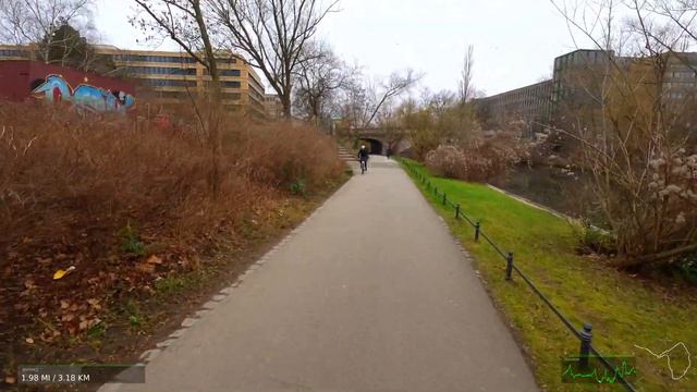 Berlin 4K Virtual Run | Tiergarten And Spree River | Threshold Training [253]