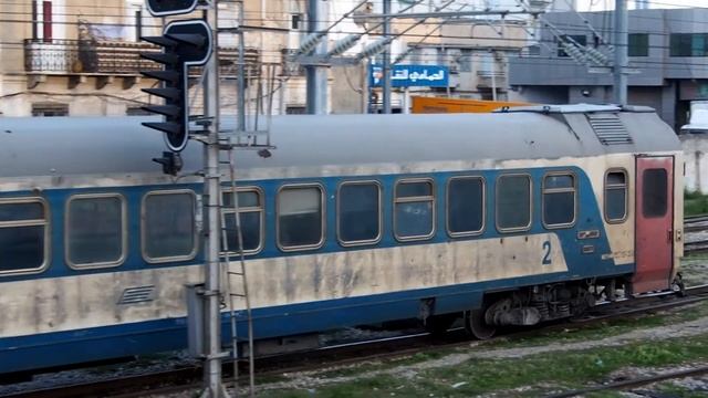 2018/03/22 Tunisian Railways from Tozeur at Tunis | チュニジア鉄道 客車列車 チュニス駅 смотреть онлайн