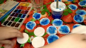 Как сделать розы из ватных дисков♡??Едина Art