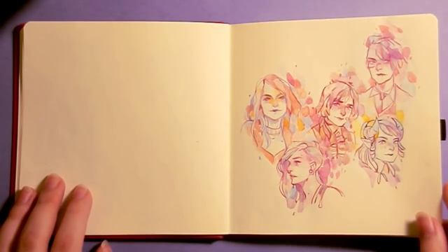Обзор Осеннего Скетчбука / Autumn Sketchbook Review смотреть онлайн