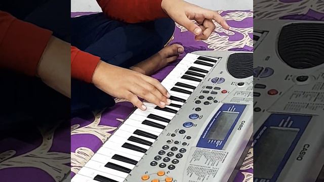 Mangal Bhawan Amangal Hari on piano-Casio ma-150. смотреть онлайн