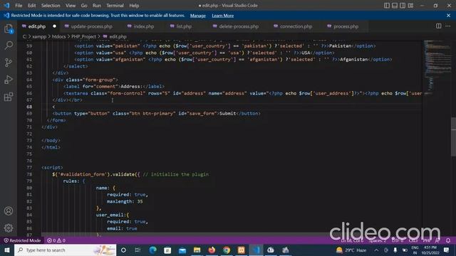 Crud operation in PHP || INSERT UPDATE DELETE IN HINDI FROM BASIC смотреть онлайн