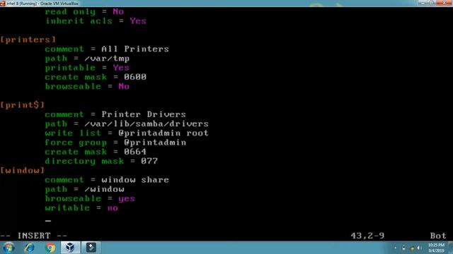 samba server configuration in linux 8 step by step | Samba server in hindi смотреть онлайн