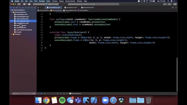 Custom Reusable Buttons (Swift 5, Xcode 12, 2020) - iOS Development смотреть онлайн