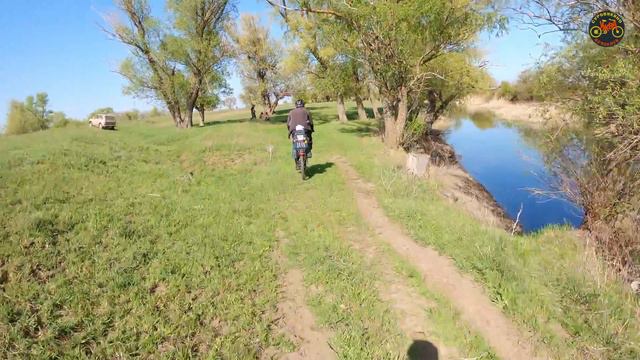 Велопрогулка с Артемом и Никой. Река Чир и река Добрая. г. Суровикино 4к Апрель 2022 г. смотреть онлайн