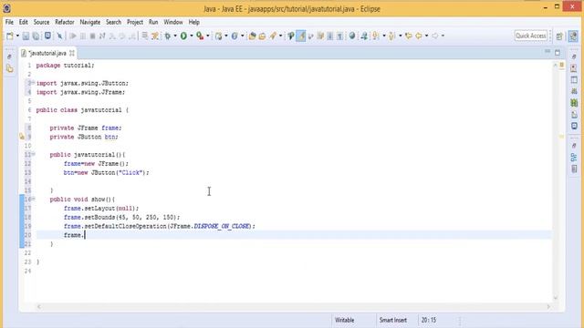 Video #41 - Java Swing Tutorial - How To Set The Font For JButton смотреть онлайн