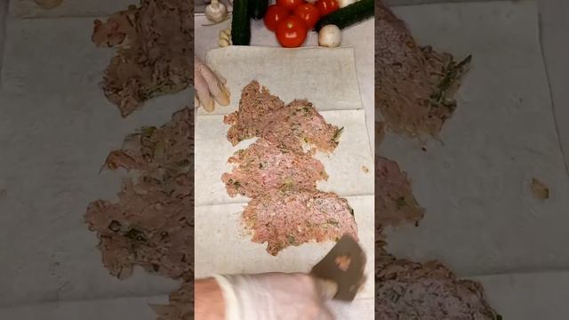 Мясные медальоны из лаваша! смотреть онлайн