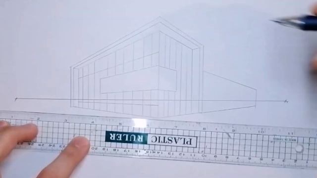 How to draw a mall in 2 point perspective (step by step tutorial) смотреть онлайн