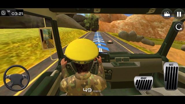 Army Simulator Truck games 3D#40। New Army Truck simulator Offline Game। Real Army 3D Mission Game смотреть онлайн