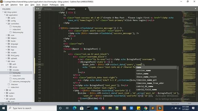 blog management system project in php | blogging system in php | Part 21 (2 of 2) Hindi смотреть онлайн