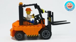 Полезные машинки - Собираем Погрузчик - Видео для детей