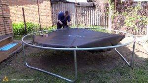Батут FUNFIT 312 см, пошаговая сборка и обзор