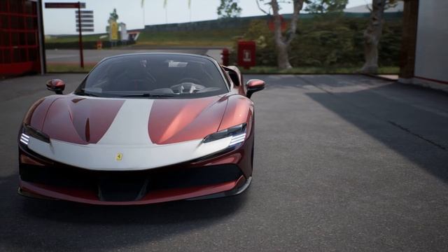 Ferrari SF90 Spider Asseto Fiorano Pack Walkaround смотреть онлайн