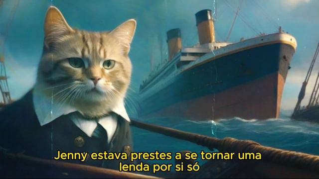 O herói felino do Titanic: o conto de Jenny смотреть онлайн