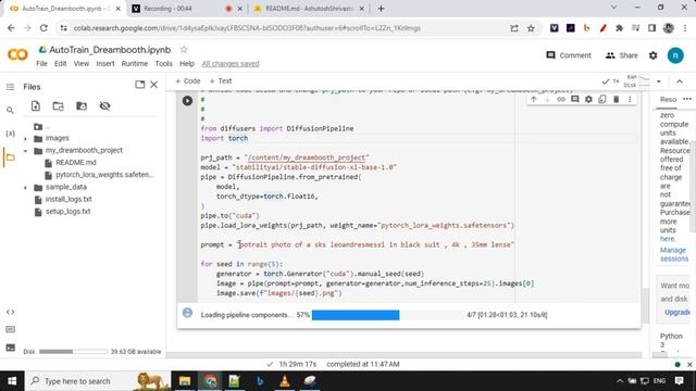 Stable Diffusion XL | SDXL 1.0 Dreambooth Fine-Tuning LoRA Google Colab Free #sdxl1 #sdxl #sdlora