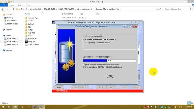 installation Oracle 10g Database & Forms 6i смотреть онлайн
