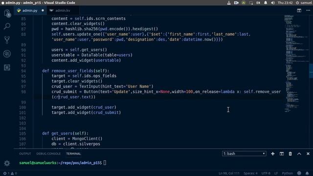 Python/Kivy POS System Part 4:Admin Dashboard(Part 15) смотреть онлайн