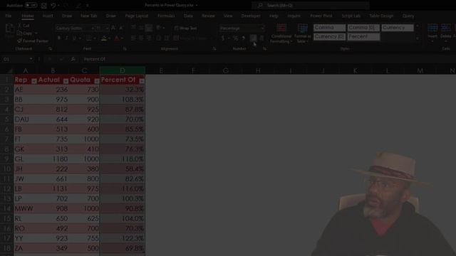 Power Query: Handling Percentages & Percent Totals смотреть онлайн