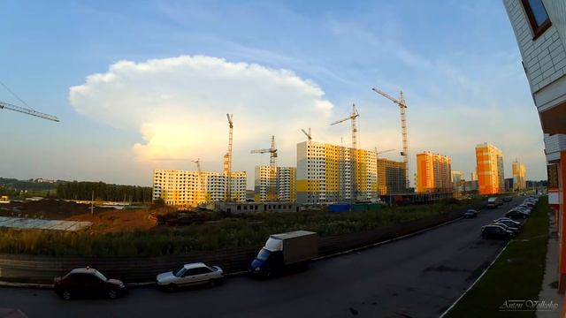 Взрывные облака на проспекте А. Дериглазова. смотреть онлайн