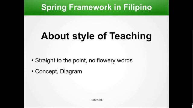 Spring Framework Tutorial in Filipino 01 - Course Overview смотреть онлайн