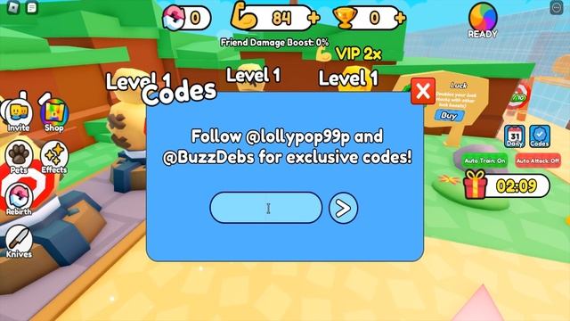 Roblox Wall Knife Simulator New Codes May 2023 смотреть онлайн