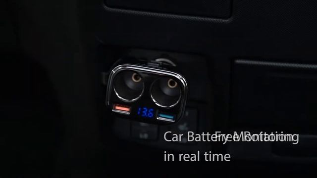 POWERHUB BM30 2-Socket and 2-USB QC 3.0 Car Charger смотреть онлайн