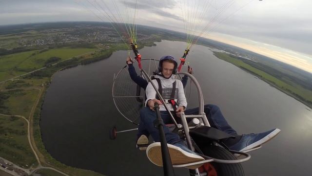 Параплан в Челябинске. Полёты 8 июля 2017 смотреть онлайн