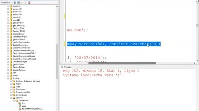 Quelles sont les fonctions intégées utilisées dans SQL Server? #10 смотреть онлайн