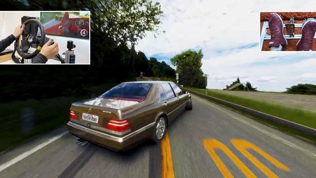 Pushing Old v12 Mercedes to The Limits | Assetto Corsa Drift смотреть онлайн