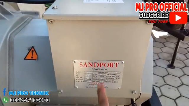 GENSET OPEN MITSUBISHI 4D31 VS 31KVA OTW PATI JATENG