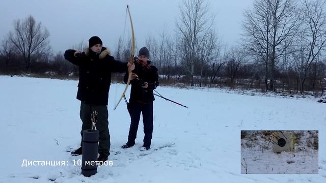 Archery battle: традиционный лук vs блочный лук (Compound bow vs Traditional bow) смотреть онлайн