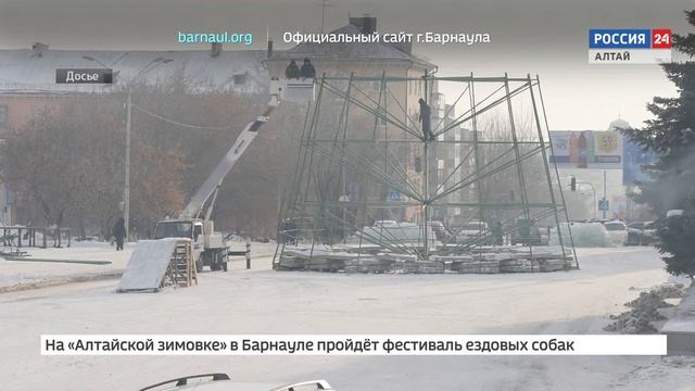 "На первом плане. Барнаул": Новую искусственную ель доставили из Москвы смотреть онлайн