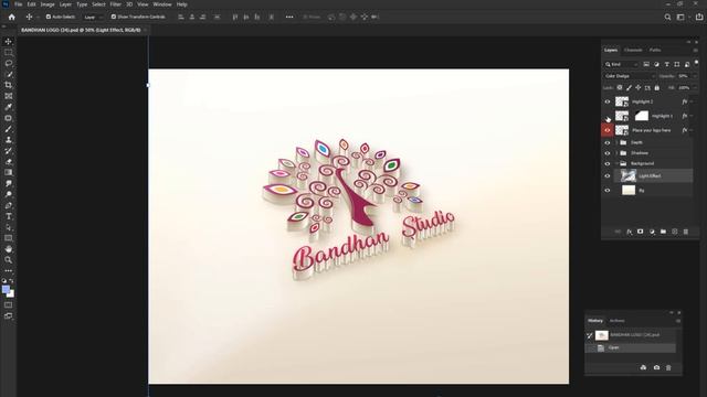 30 Free Popular psd logo mockups For Photoshop 2021 | 3D Logo Psd | Bandhan Studio смотреть онлайн