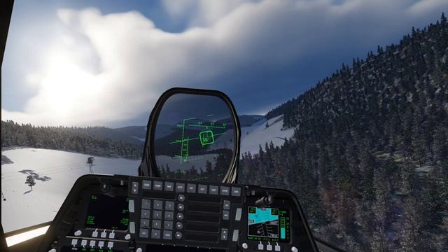 F-22 Raptor Valley Run - DCS World VR смотреть онлайн