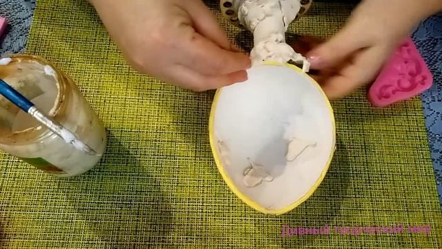 Красивая идея для Пасхи. Винтажное яйцо. Пасхальные поделки. DIY. Easter craft ideas. смотреть онлайн