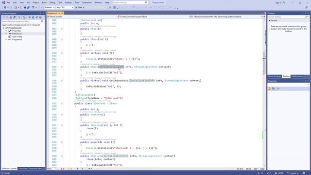 C#: базовые классы смотреть онлайн