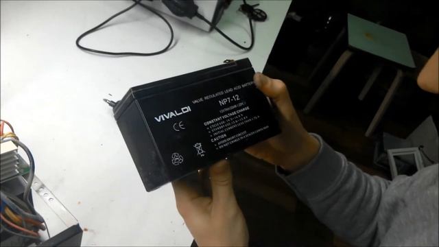 Замена аккумуляторной батареи бесперебойника Vivaldi 650VA смотреть онлайн