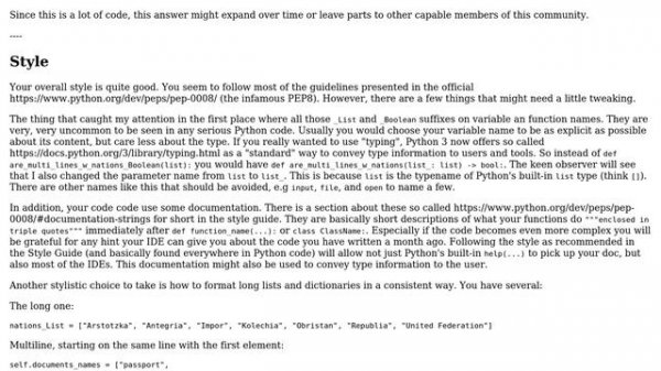Code Review: Papers, Please - Kata from CodeWars - Python (4 Solutions!!)