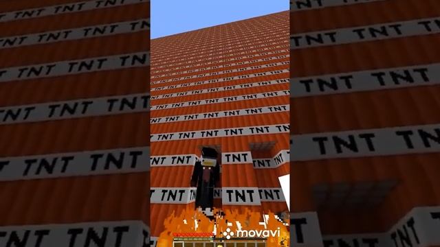 Самый большой куб из TNT в Minecraft ?? смотреть онлайн