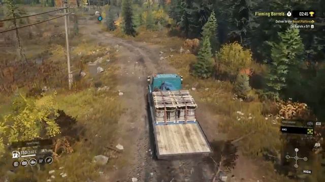 Snow Runner Flaming Barrels Contest Gold Guide смотреть онлайн