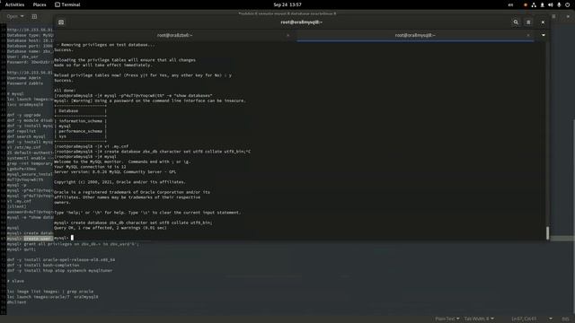Установка ZABBIX 6.0 в Oracle Linux 8.4 | с удаленной базой данных MySQL смотреть онлайн