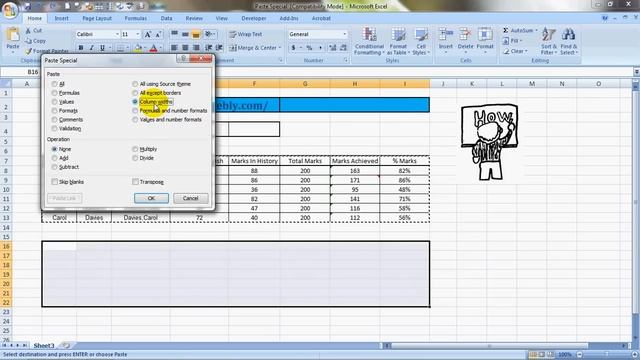 Paste Special in Excel Hindi смотреть онлайн