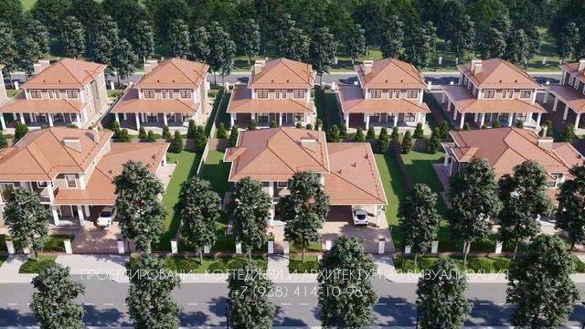 ? НОВЫЙ КОТТЕДЖНЫЙ ПОСЕЛОК В КРАСНОДАРСКОМ КРАЕ. ВИЗУАЛИЗАЦИЯ смотреть онлайн