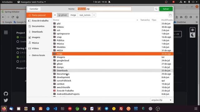 Criando Projeto Spring no UBUNTU pela plataforma Spring Initializr смотреть онлайн