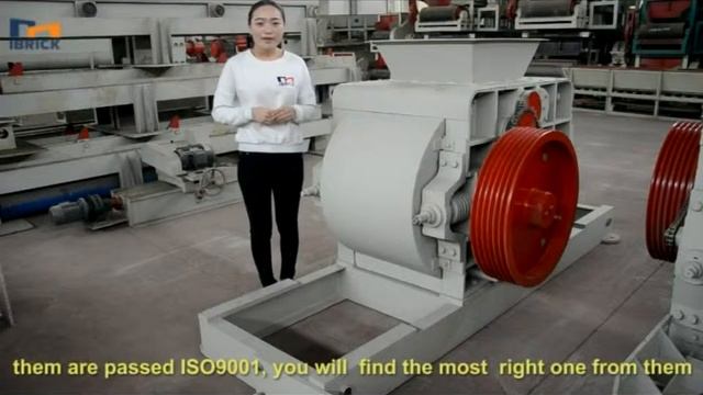 IBrick brick making machinery Fine Pulverizing Double-roll Grinder смотреть онлайн