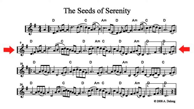 The Seeds of Serenity - a tune by Anne Delong for alto and tenor recorder смотреть онлайн